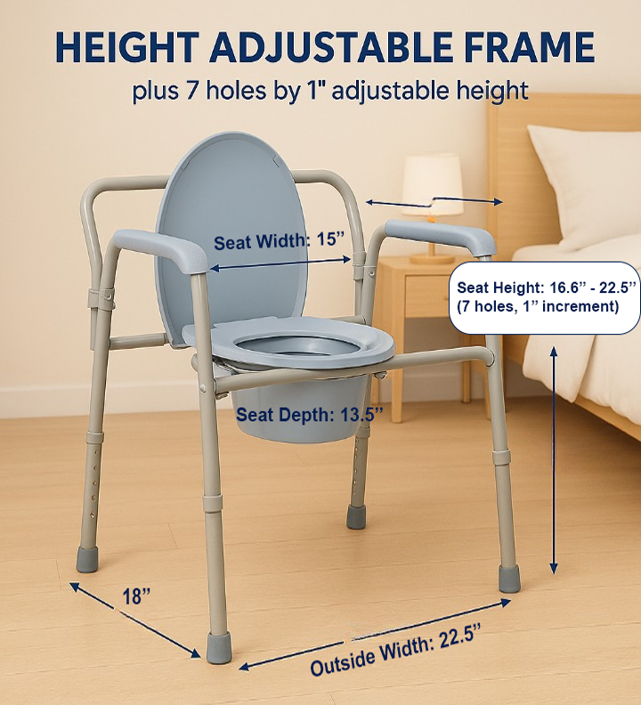 3-In-1 Commode Chair